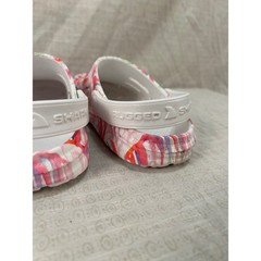 Rugged Shark Kids Tropical Palm Leaf Print Clogs WhiteMulticolor #2043