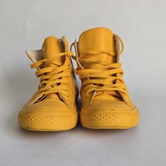Converse Youth Size 3 Rainboot Yellow Rubber Rain Sneaker Little Kids