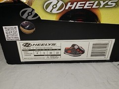 Heelys Sneakers Shoes Roller Wheels Size 4Y Kids Dinosaur Dual Up X2 HE100020