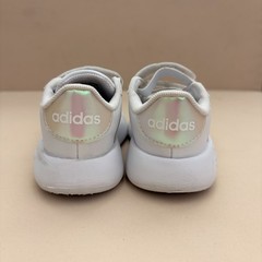 Adidas Cloudfoam Bubble Comfy White Toddler Children’s Kids Sneaker Shoes 8K