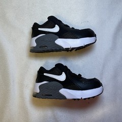 TD Nike Air Max Excee Black White Dark Grey CD6893-001 NEW Kids Toddler Size 4c