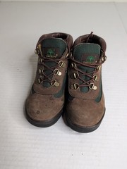Timberland ‚Beef & Broccoli‘ Boys Size 3 Field Boots Brown-Olive 16737