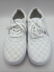 Vans Ward Checkerboard White Youth Size 4 Lace Up Sneakers