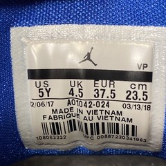 Nike Air Jordan Why Not Zero.1 AO1042-024 Youth Mid Sneakers Size 5Y