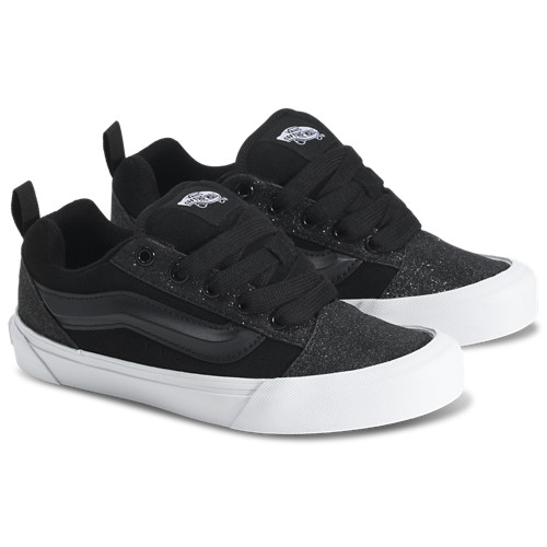 Vans Knu Skool Dazzled Black White VN000EGCCJK Girls Womens Size 4Y-7Y New