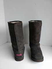 UKALA by EMU Suede Boots Australia Sydney Low Kids Girls Brown K1 K/E1 – CG