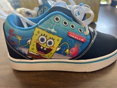 Pro 20 Heelys Sponge Bob Low Top Sneakers/Skates Sz 13C Youth New in Box NIB