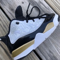 Nike Air Jordan Retro Dub Zero 8C Black Metallic Gold White 311047-005