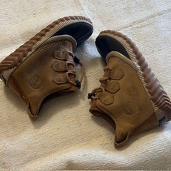 Sorel Kids Duck Boots Size 2 Waterproof Leather Rubber Toe Winter Snow Boots