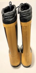West Marine Lined Rubber Boots With Drawstring Kids Size 3