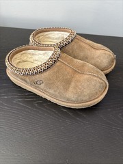 UGG Tasman II Kids‘ Slipper Size 1 Chestnut Suede Slip-On