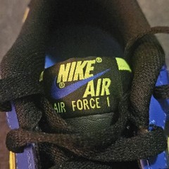 Nike Air Force 1 Low GS | Racer Blue/Volt/Black Size 6.5Y Youth Unisex Women’s 8