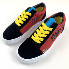 Vans x The Simpsons El Barto Old Skool 2020 KIDS 13 Red Bart Simpson
