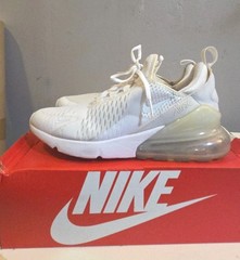 Size 7 (GS) – Nike Air Max 270 Low White Silver