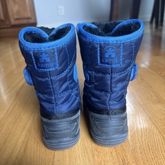 Kamik Snowbug 5 Snow Boots Navy Blue Royal Winter Childrens Toddler Boys Size 8