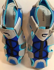 Fashion Kids Closed Toe Sports Sandals US 4-4.5 Blue Grey (a10)