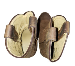 Masterson Boot Co Brown Leather Western Cowboy Boots, Kids Child Size 9