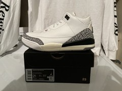 Air Jordan 3 Retro PS SIZE 2.5 White Cement Reimagined Sneakers DM0966-100