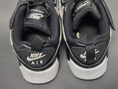 Nike Air Max 90 EasyOn Shoes Size 13.5C Black Leather Sneakers HF6357-002