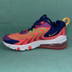 NIKE AIR MAX 270 REACT ENG Laser Crimson Laser Orange Y 5.5 W 7 CD6870-600
