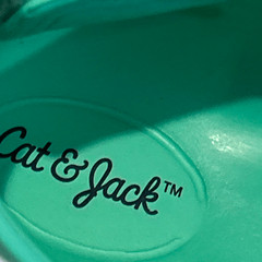 Cat & Jack Size 5 Strap Back Jelly Sandals Kelly Green Summer Beach Pool NWT