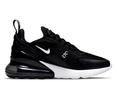Big Kid’s Nike Air Max 270 Running Walking Shoes Black/White 943345 001