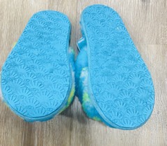 Ugg Kids Fluff Yeah Slides Marble Yellow And Blue Size 11 Great Condition