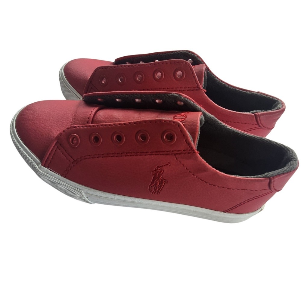 🆕️*NWOT* Ralph Lauren – Polo – Kids Shoes – Size 13 – Red – Fall, indoors, etc.