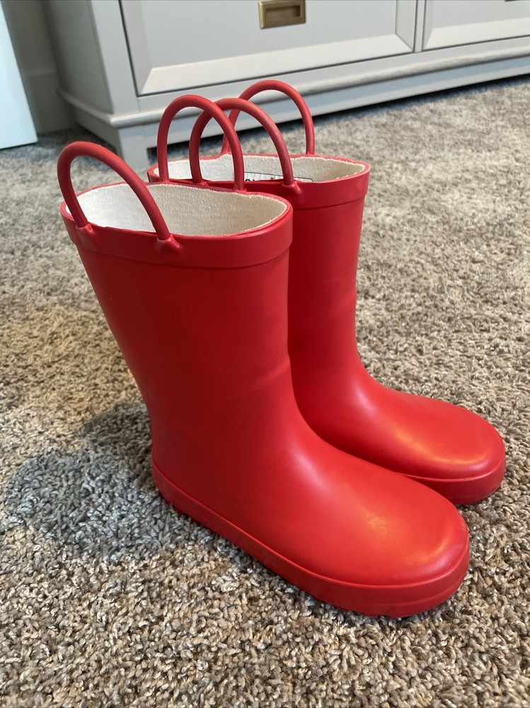 Lone Cone Red Rain Boots