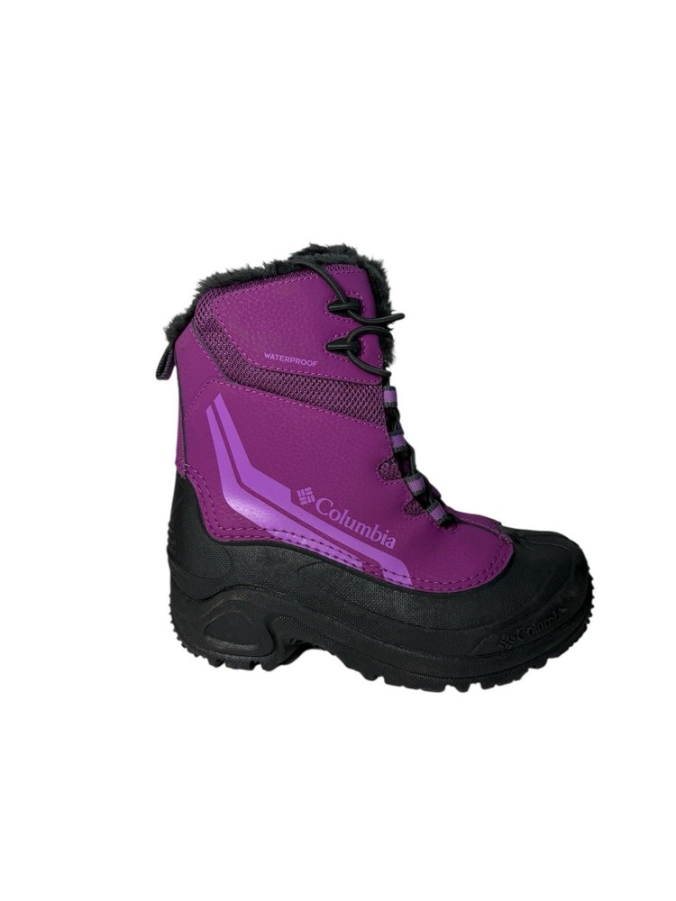 Columbia Youth Bugaboot Plus IV Omni-Heat Boot-Purple- Size 1Y