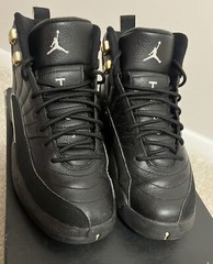 NIKE AIR JORDAN XII 12 RETRO 2015 Size 5.5Y THE MASTER BLACK GOLD 153265-013