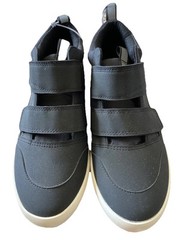 Cat & Jack Strap Closure Black and White High Top Sneaker Shoes Kids US 4–NWT