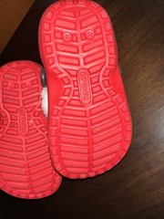 Children’s Crocs, Santa themed, Light weight, classic clog, Red And Black