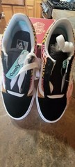 Vans Black Old Skool Comfycush Gradient Checking Kids Size 13.0K NIB