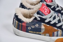 Golden Goose X Bonpoint Fur-Lined Sneakers size 28 / 5Y