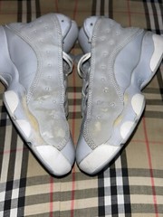 Nike Air Jordan 13 Retro GS 2017 Wolf Grey Pink White Deadly 439669-018 Size 3Y