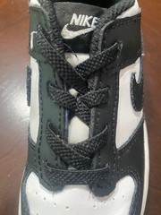 Nike – Dunk Panda Black and White Leather Shoes Toddler Size 9C ** FAST SHIPPING