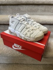 Nike Air More Uptempo GS Phantom Iron Ore White DM1023-001 Size 7Y BRAND NEW