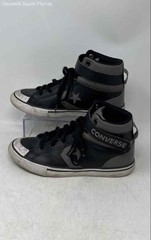 Converse Kids Pro Blaze Easy-On A09328C Black White Lace-Up Sneaker Shoes Sz 3.5