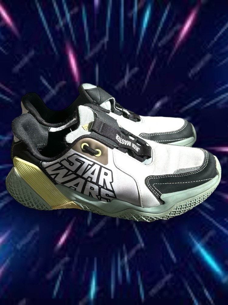 Adidas Disney Star Wars 4UTURE Runner Shoes kids youth 5 Yoda Jedi Master Rare