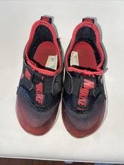 Nike Flex Runner Red/Black-White Size 7 c Toddler Sneakers Shoe Baby