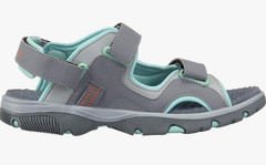 Columbia Youth Techsun Wave Sandal, Wild Salmon/Voltage, Size 12 US