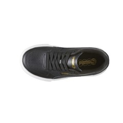 PUMA Cali Court Leather Platform Youth Girls Black Sneakers Casual Shoes 394384