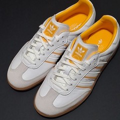 Adidas Samba OG Junior IH5582 Boys‘ Size 3.5, White / Crystal /Crew Yellow