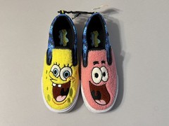 SpongeBob SquarePants and Patrick Star Slip On Shoes Size 3 Big Kids NEW w/ Tag