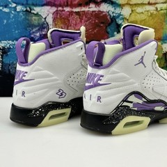 NIKE Youth Jordan MVP Summit Shoes Youth Size 5.5 Purple/White DZ5577-109 GLOW