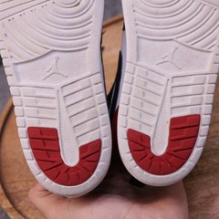 Nike Air Jordan 1 Low Bred Toe 2.0 PS Kids Size 2.5Y EasyOn Shoes DR9748-161