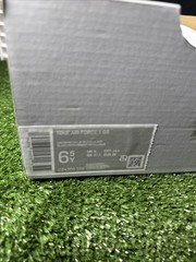 Nike Air Force BOYS1 Low White Black Metallic Silver (GS) CZ4206 100 6.5Y