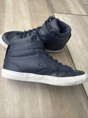 Converse All Star PRO BLAZE STRAP HIGH-TOP SNEAKER Junior Navy Pre-Owned Sz 5