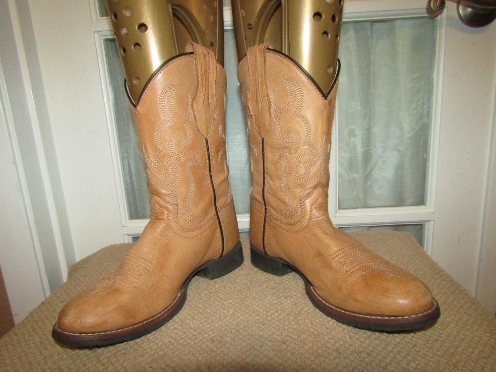 Cody James Showdown Round Toe Western Boot Youth SZ 2.5 Brown Leather 43134C